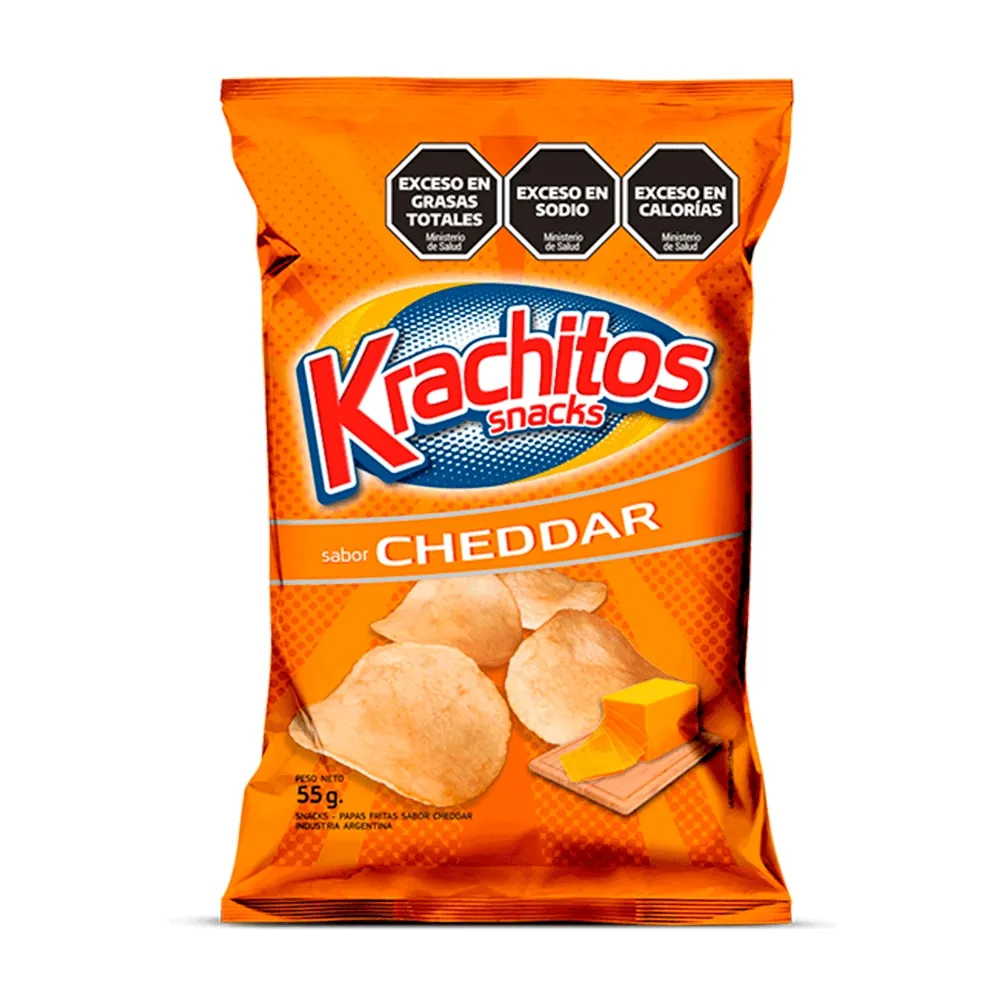 Papas fritas sabor cheddar Krachitos 90gr
