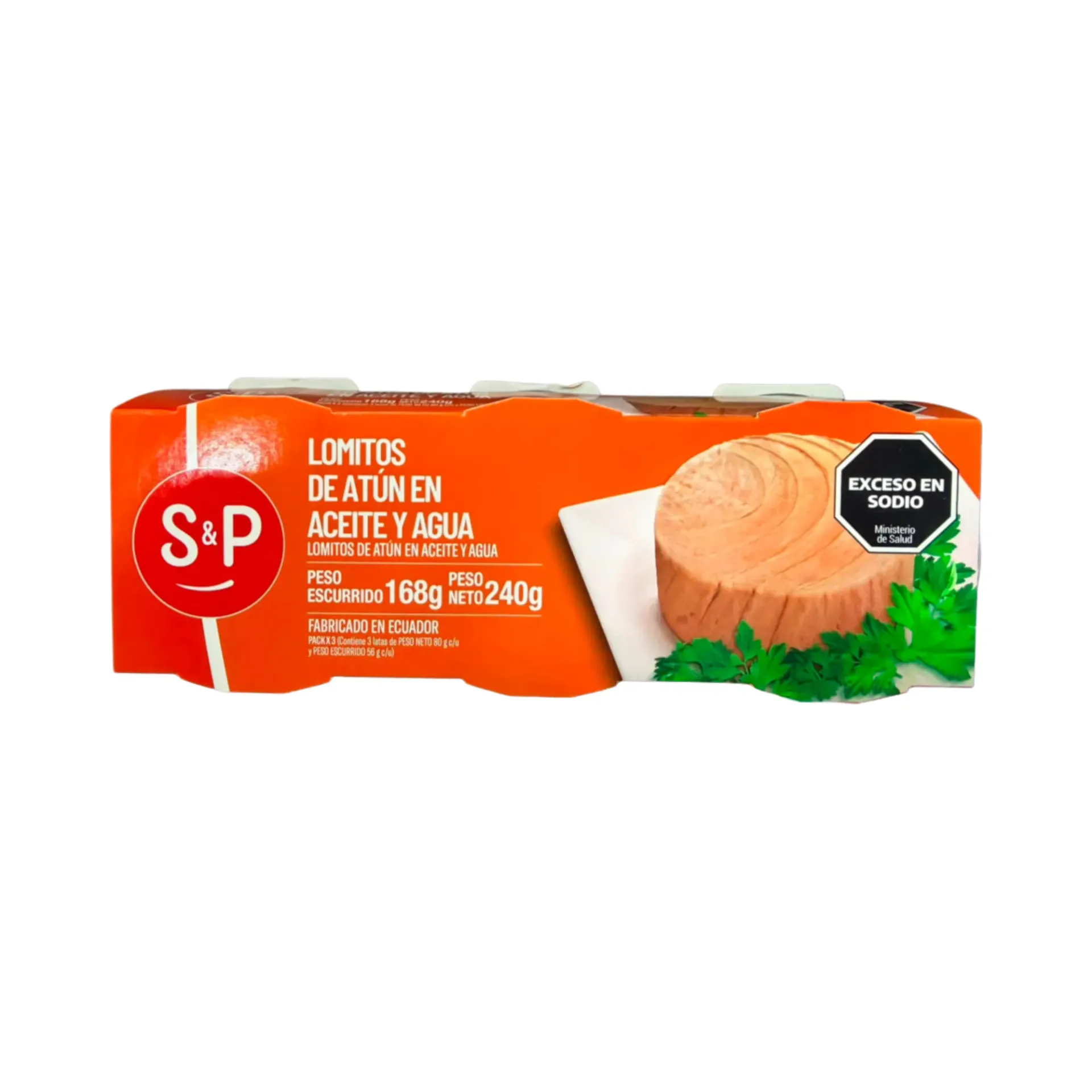 Atún en lomitos en aceite y agua S&P 240g