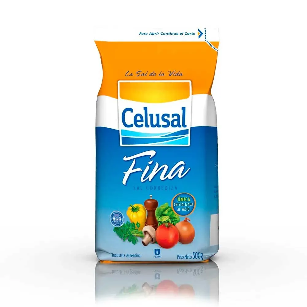 Sal fina Celusal en paquete 500g