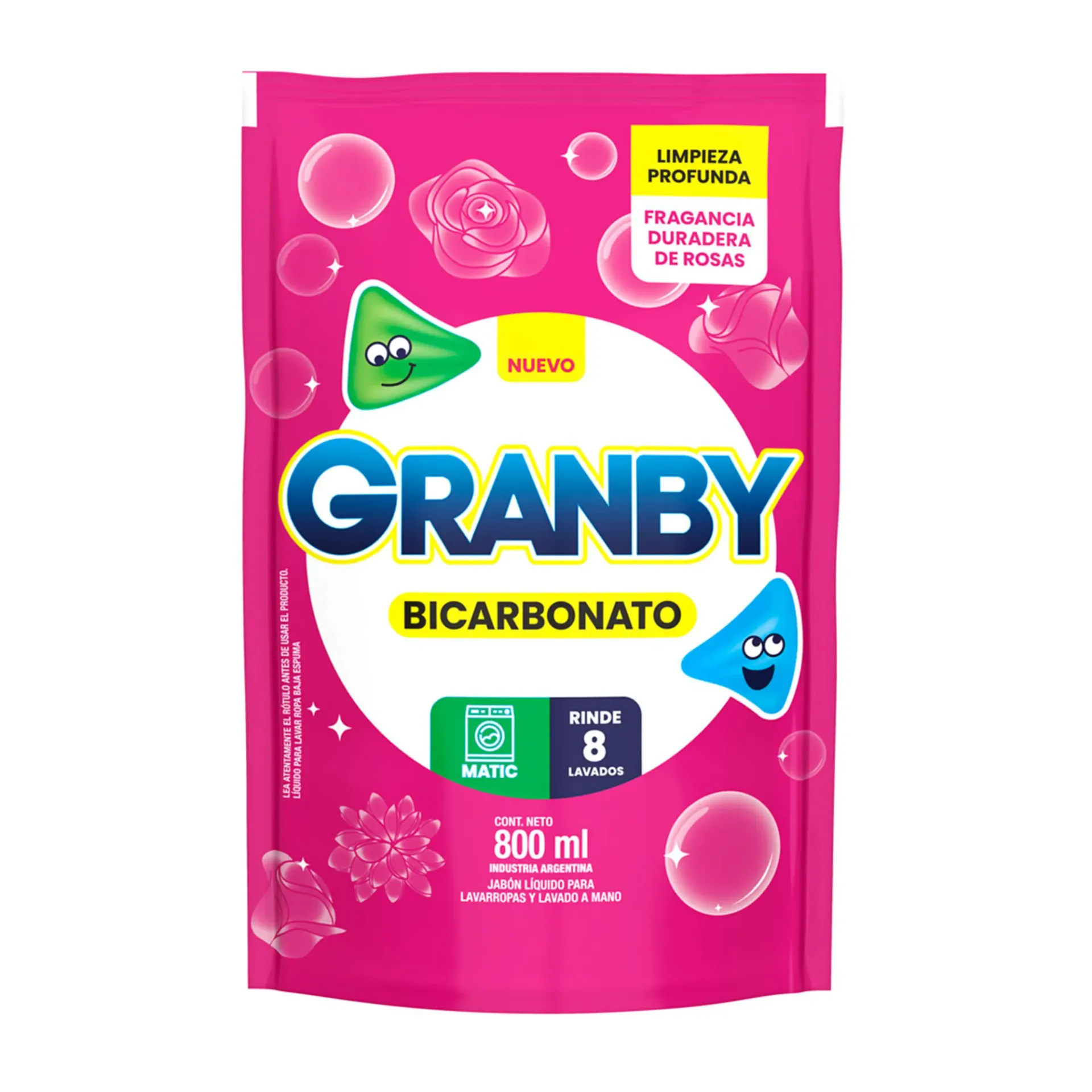 Jabón líquido bicarbonato Granby 800ml