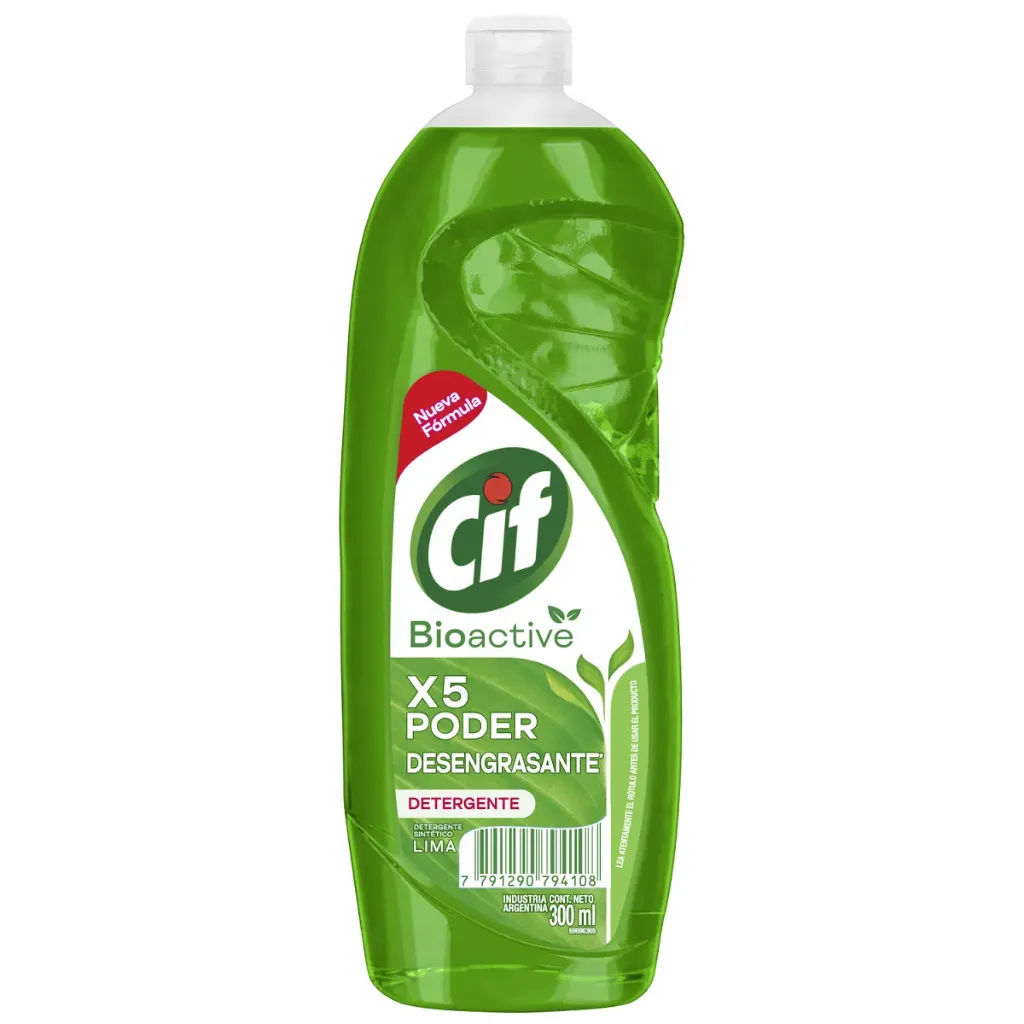 Lavavajilla Cif Bioactive lima 300ml