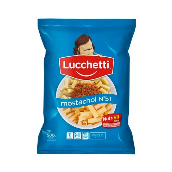 Fideo Mostachol N 51 Lucchetti 500g