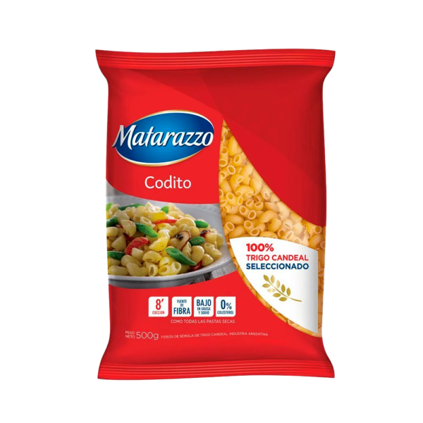 Fideo Codito Matarazzo 500g