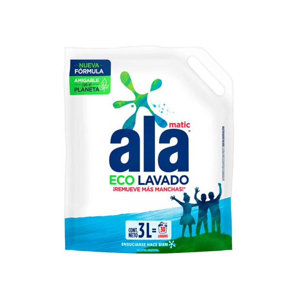 Jabón Liquido Ala Matic EcoLavado 3l