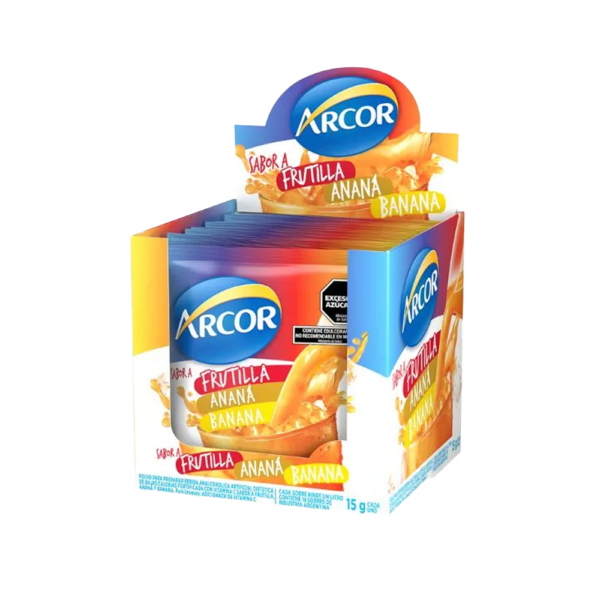 Jugo en Polvo Arcor sabor Frutilla Ananá Banana