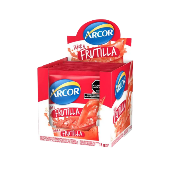 Jugo en Polvo Arcor sabor Frutilla