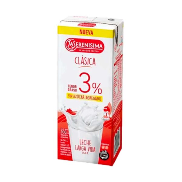 Leche La Serenisima Larga Vida 3% 1lt