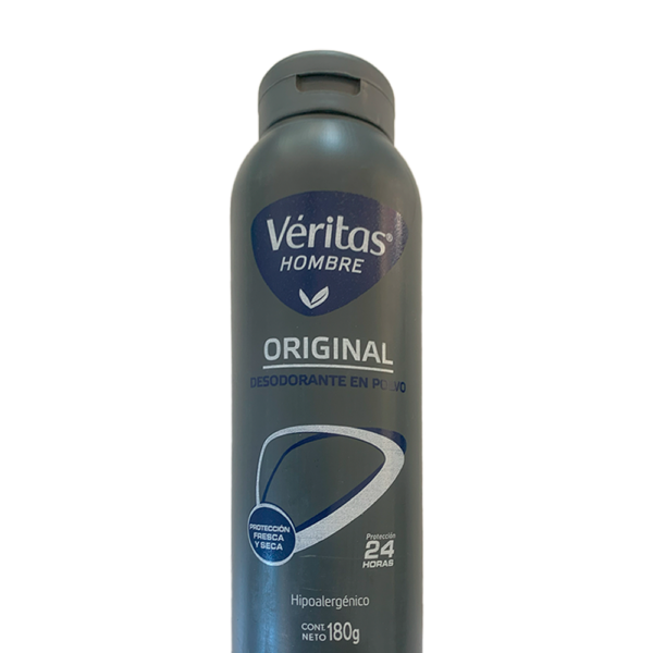 Talco Desodorante Veritas Hombre Original 180g
