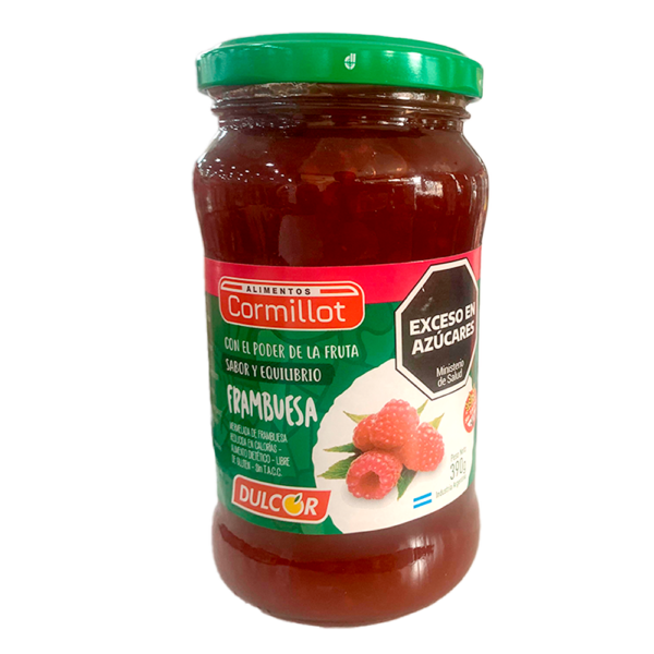 Mermelada Dulcor Cormillot Frambuesa 390g