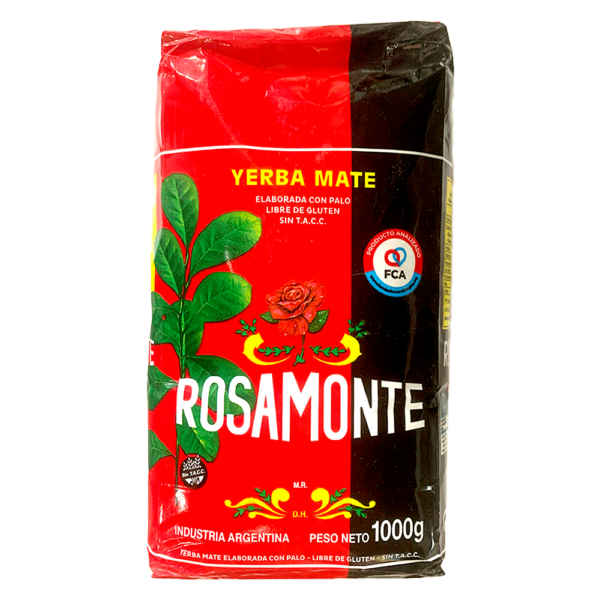 Yerba Mate Rosamonte Plus Roja 1kg