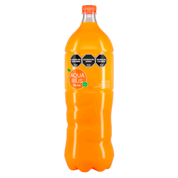 Agua Saborizada Aquarius Naranja 2,25LTS