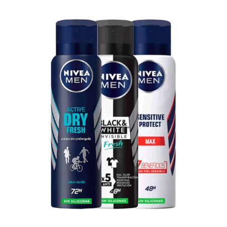 Antitraspirante Nivea Men Varios 150 ml