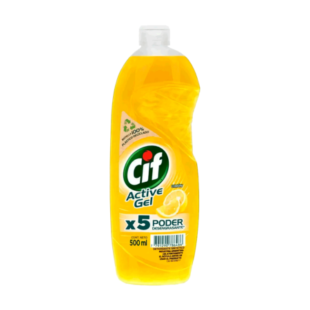 Detergente CIF Ultra Limón 500ml