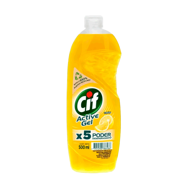 Detergente CIF Ultra Limón 500ml