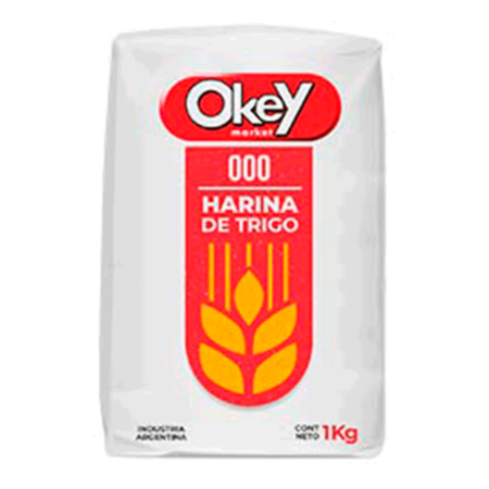 Harina OKEY 000 Tres Ceros 1kg