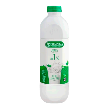 Leche Parcialmente Descremada La Serenísima UAC Liviana 1% 1 lt